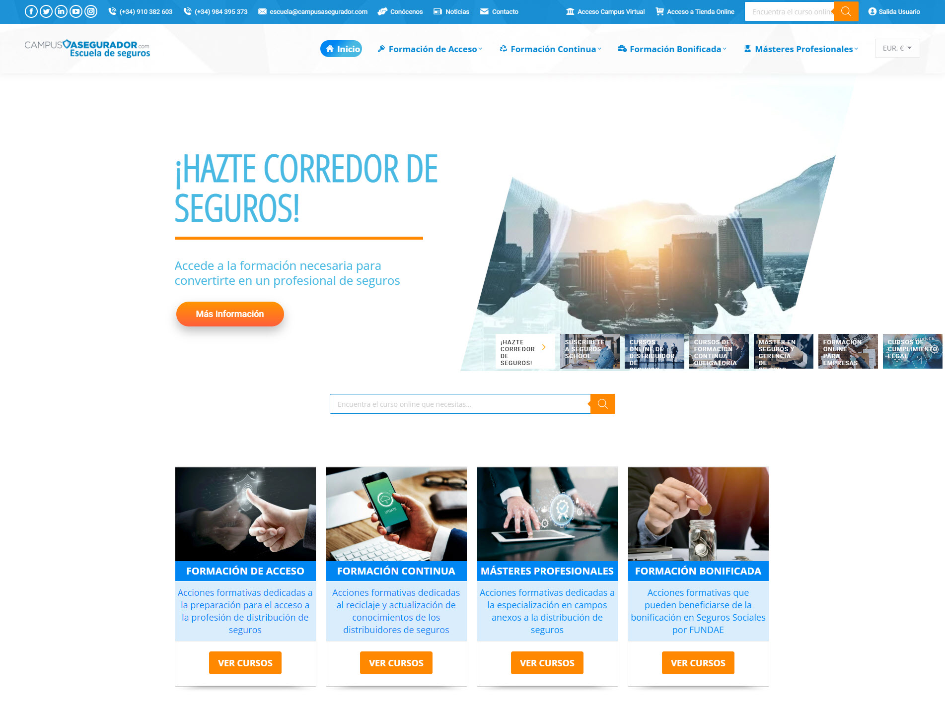 Campus Asegurador Renueva su Web Campus Asegurador Renueva su Web