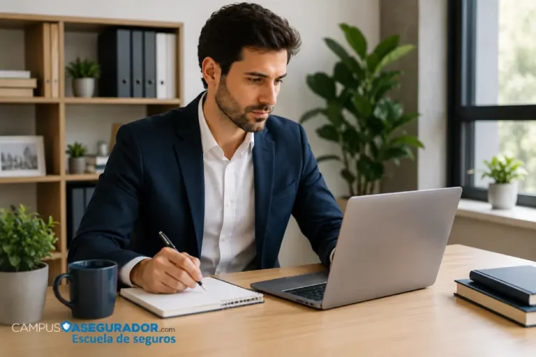 Formación obligatoria para distribuidores de seguros en España | Campus Asegurador Profesional realizando formación obligatoria para distribuidores de seguros y cumplimiento de los requisitos de certificación.